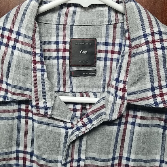 GAP Light Flannel Mens Shirt - Picture 2 of 2